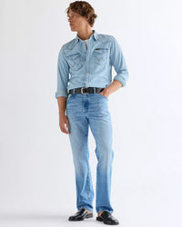 Wrangler Western Denim Shirt - Riverbank