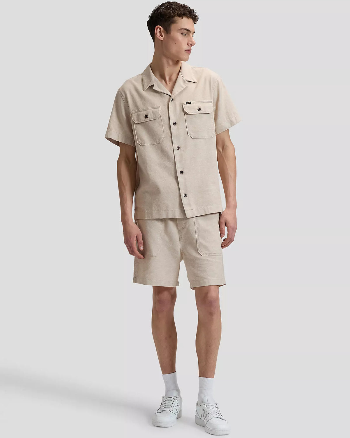 Lee S/S Utility Camp Shirt - Wheat