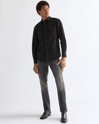Wrangler Western Denim Shirt - Rinse Black