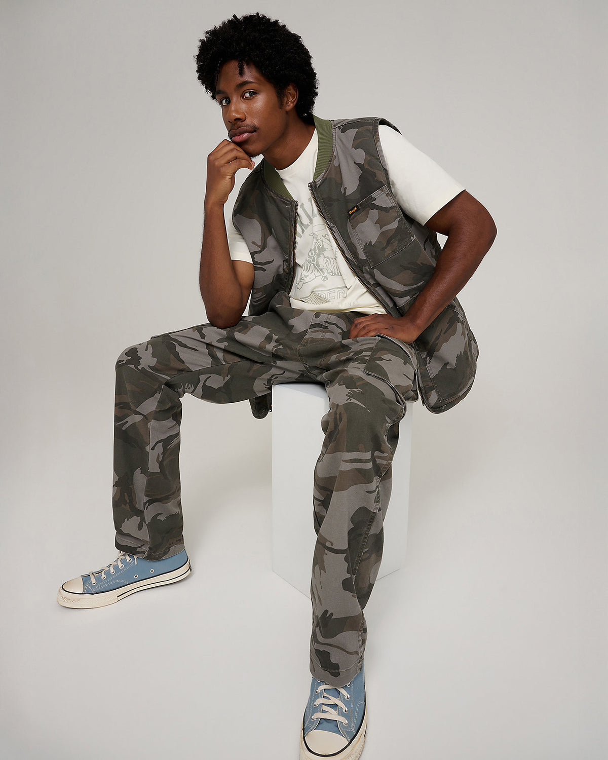 Wrangler® x Stranger Things™ Mike Lucas Pant - Camo