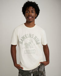 Wrangler® x Stranger Things™ Hawkins High Tee - Marshmallow