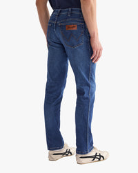 Wrangler Texas SLIM Mens Jeans - Blue Jam | Wrangler Jeans | Jeanstore