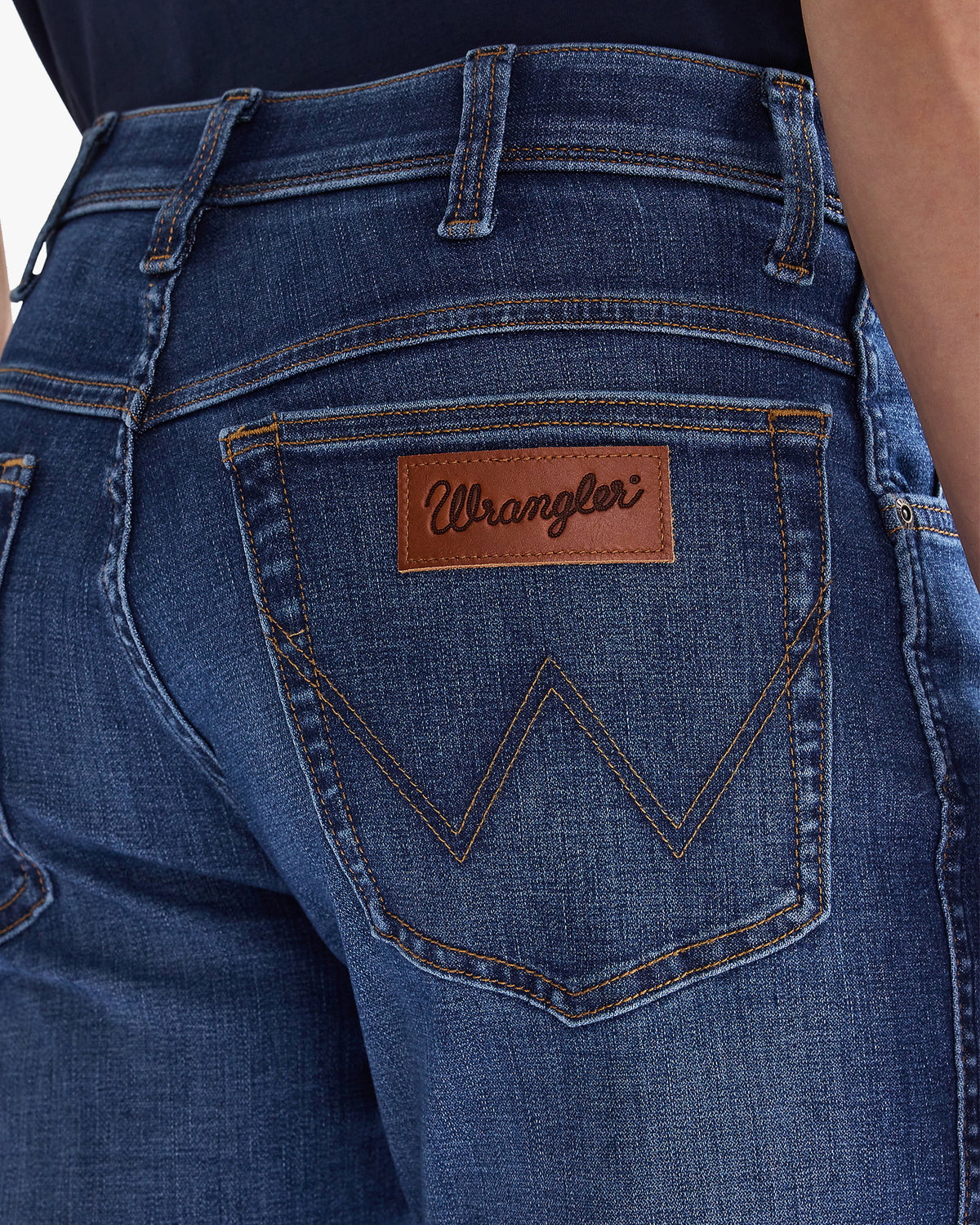 Wrangler Texas SLIM Mens Jeans - Blue Jam | Wrangler Jeans | Jeanstore