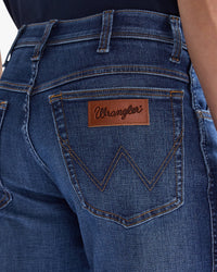 Wrangler Texas SLIM Mens Jeans - Blue Jam | Wrangler Jeans | Jeanstore