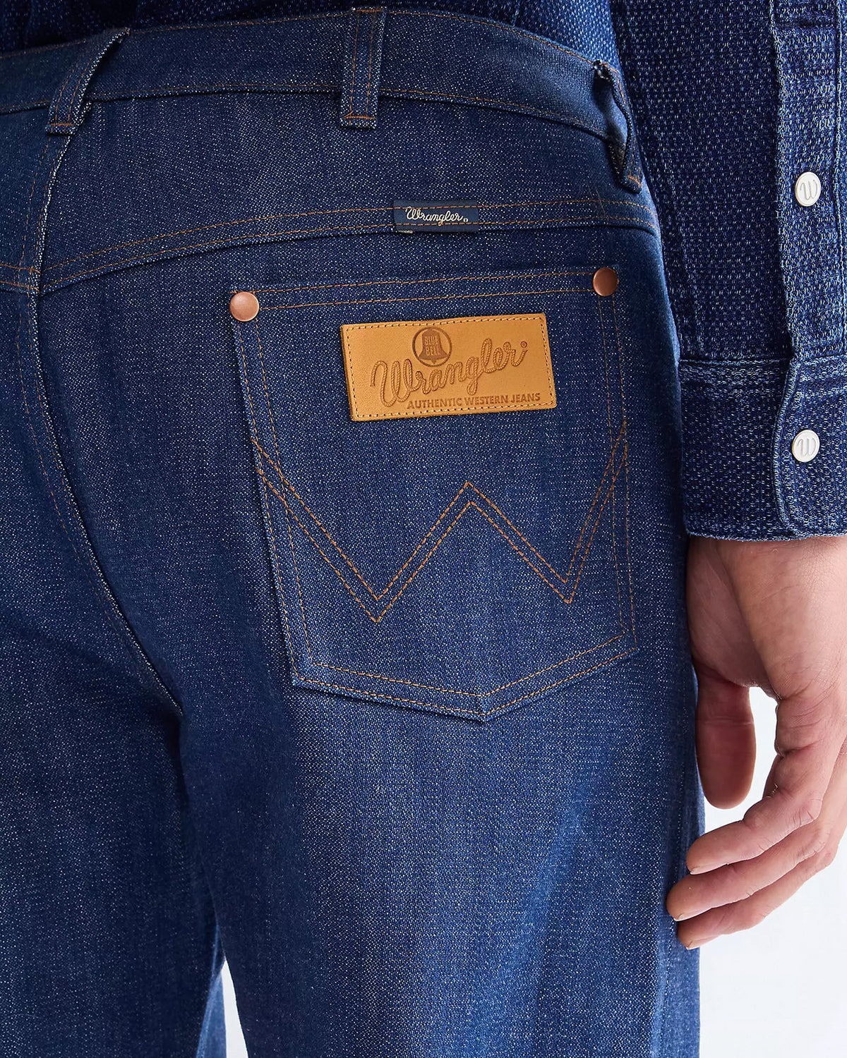 Wrangler Blue Bell 13MWZ Original Cowboy Cut Mens Selvedge Jeans - Indigo Raw