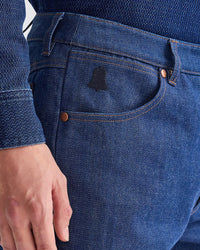 Wrangler Blue Bell 13MWZ Original Cowboy Cut Mens Selvedge Jeans - Indigo Raw
