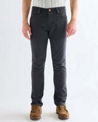 Wrangler Greensboro Regular Fit Mens Cotton Trousers - Dark Navy | Wrangler Chinos & Trousers | JEANSTORE