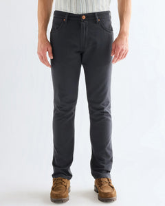 Wrangler Greensboro Regular Fit Mens Cotton Trousers - Dark Navy
