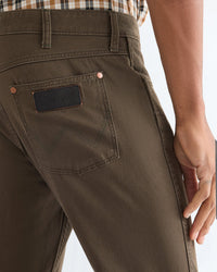 Wrangler Greensboro Regular Fit Mens Cotton Trousers - Wren | Wrangler Chinos & Trousers | JEANSTORE