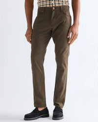 Wrangler Greensboro Regular Fit Mens Cotton Trousers - Wren | Wrangler Chinos & Trousers | JEANSTORE