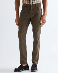 Wrangler Greensboro Regular Fit Mens Cotton Trousers - Wren