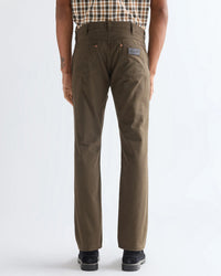 Wrangler Greensboro Regular Fit Mens Cotton Trousers - Wren | Wrangler Chinos & Trousers | JEANSTORE