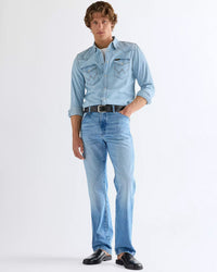 Wrangler 13MWZ Original Cowboy Cut Mens Jeans - Jetstream | Wrangler Jeans | JEANSTORE