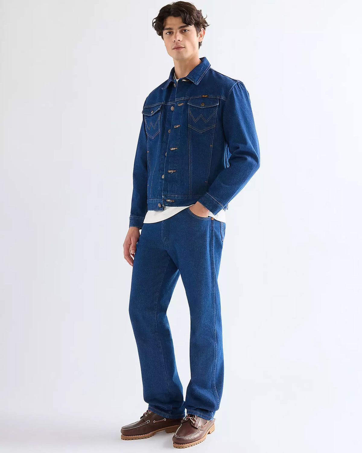 Wrangler Cowboy Cut Denim Jacket - Prewashed Indigo