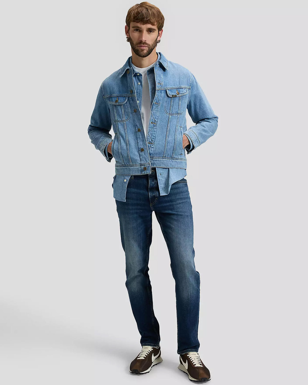 Lee David Regular Tapered Mens Jeans - Rusty Rivet | Lee Jeans | JEANSTORE