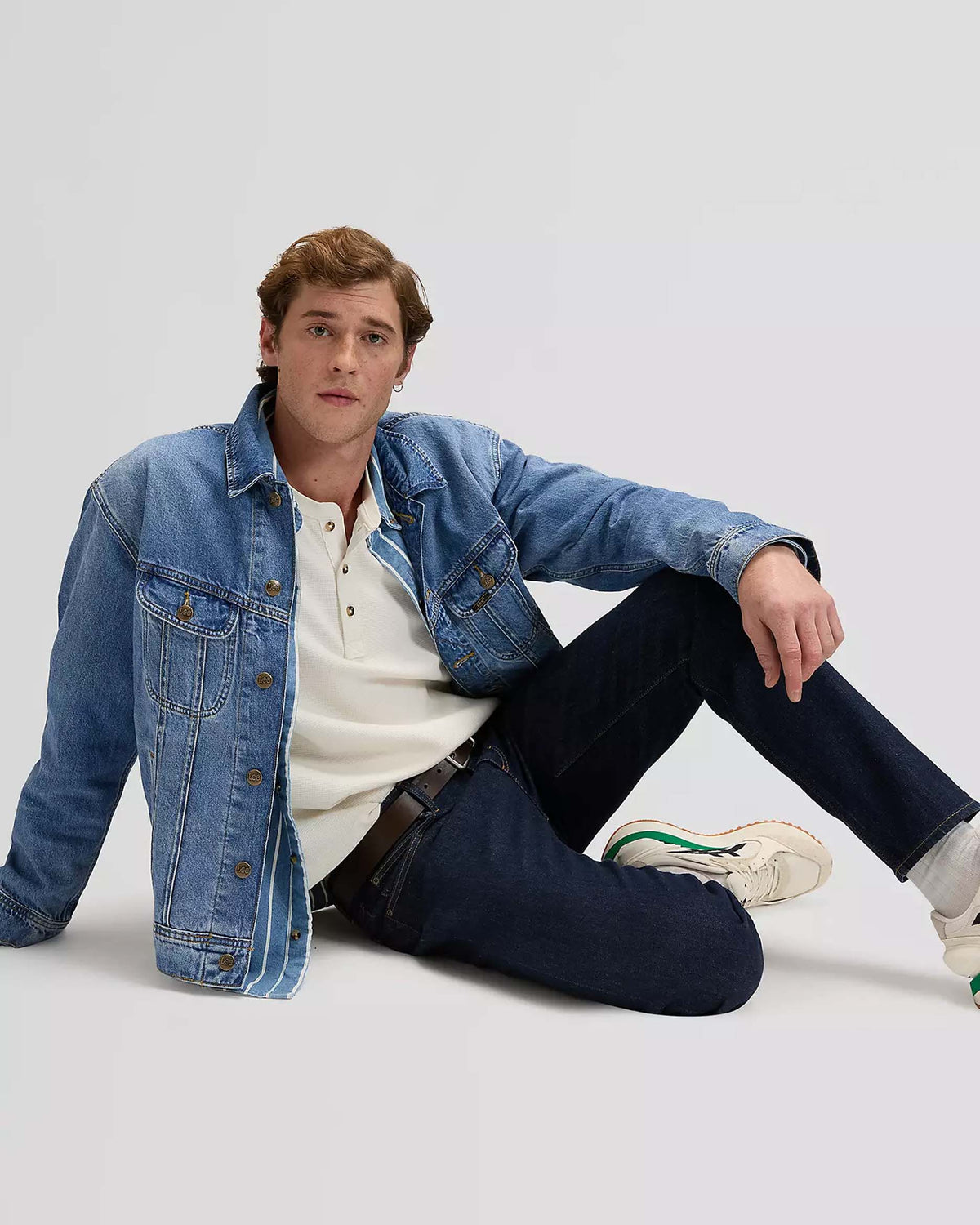 Lee David Regular Tapered Selvedge Mens Jeans - Xion