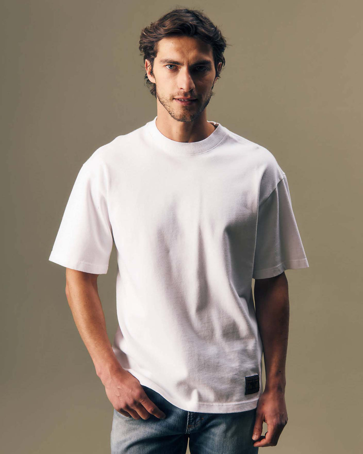 Lee Gold Tee - Bright White