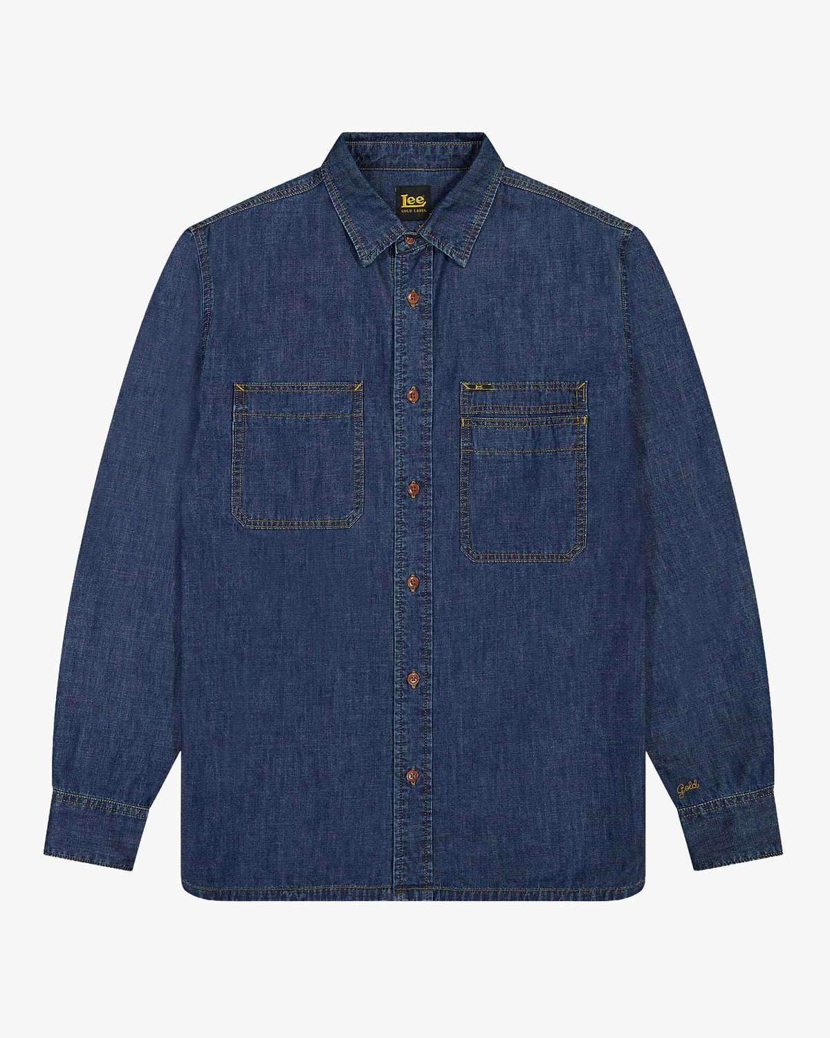 Lee Gold Denim Shirt - Gold Rush