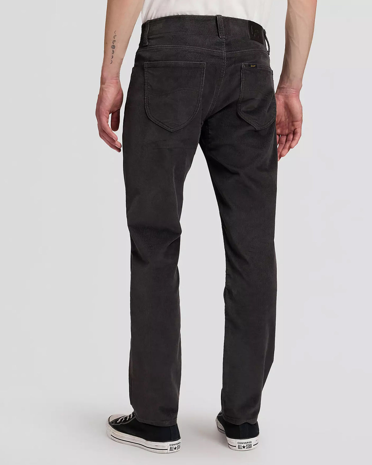 Lee Straight Fit Extreme Motion Mens Cords - Static Grey