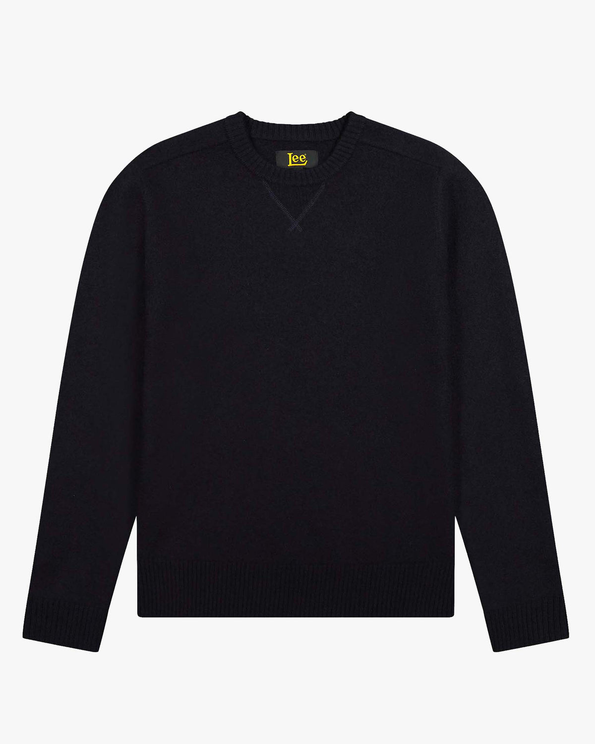 Lee Gold Regular Boiled Wool Sweater - Rebel Navy