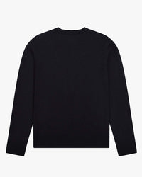 Lee Gold Regular Boiled Wool Sweater - Rebel Navy