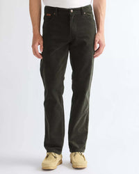 Wrangler Texas Stretch Authentic Straight Mens Cords - Rosin | Wrangler Cords | Jeanstore