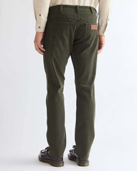 Wrangler Greensboro Regular Fit Brushed Cotton Mens Trousers - Rosin