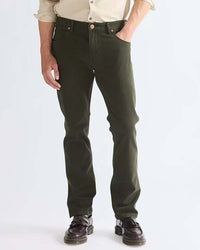 Wrangler Greensboro Regular Fit Brushed Cotton Mens Trousers - Rosin