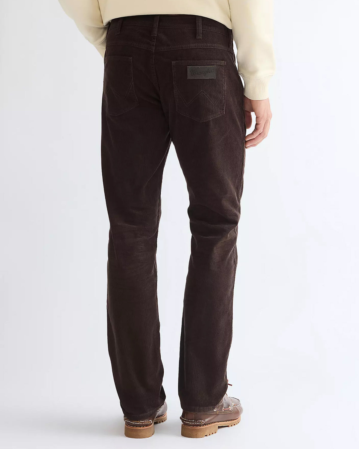 Wrangler Greensboro Regular Fit Mens Cords - Chocolate Torte