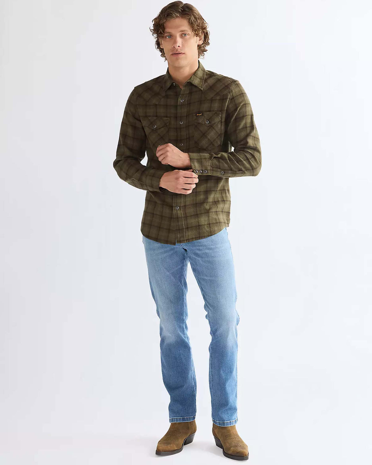 Wrangler Texas Stretch Authentic Straight Mens Jeans - Texas Sky | Wrangler Jeans | Jeanstore