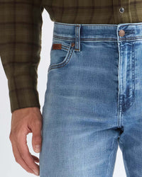 Wrangler Texas Stretch Authentic Straight Mens Jeans - Texas Sky | Wrangler Jeans | Jeanstore