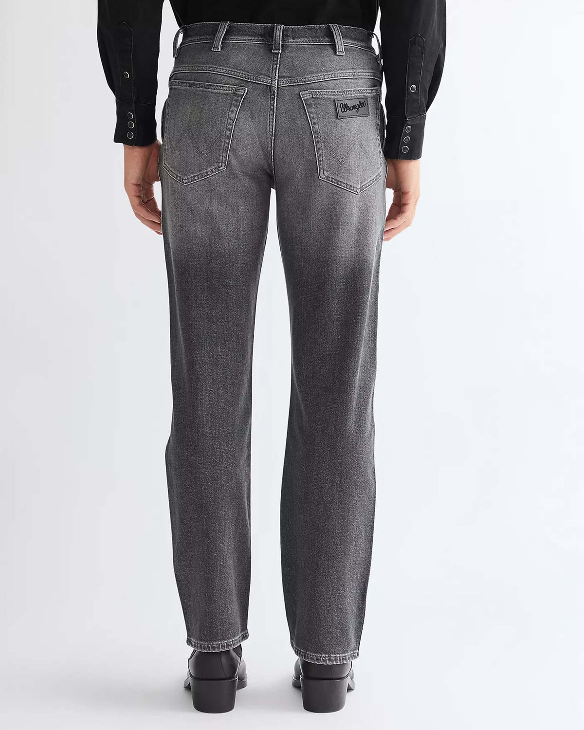 Wrangler Texas Stretch Toughlite Authentic Straight Mens Jeans - Smoky Granite | Wrangler Jeans | Jeanstore