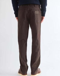 Wrangler Texas Stretch Authentic Straight Mens Trousers - Chocolate Torte | Wrangler Chinos & Trousers | Jeanstore