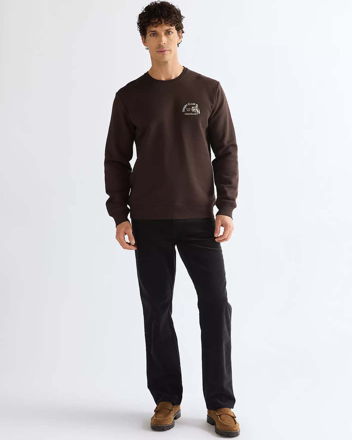 Wrangler Texas Stretch Authentic Straight Mens Cords - Jet Black | Wrangler Cords | Jeanstore