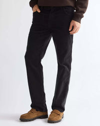 Wrangler Texas Stretch Authentic Straight Mens Cords - Jet Black | Wrangler Cords | Jeanstore
