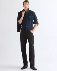 Wrangler Frontier 'Toughlite' Relaxed Straight Mens Jeans - Starlit