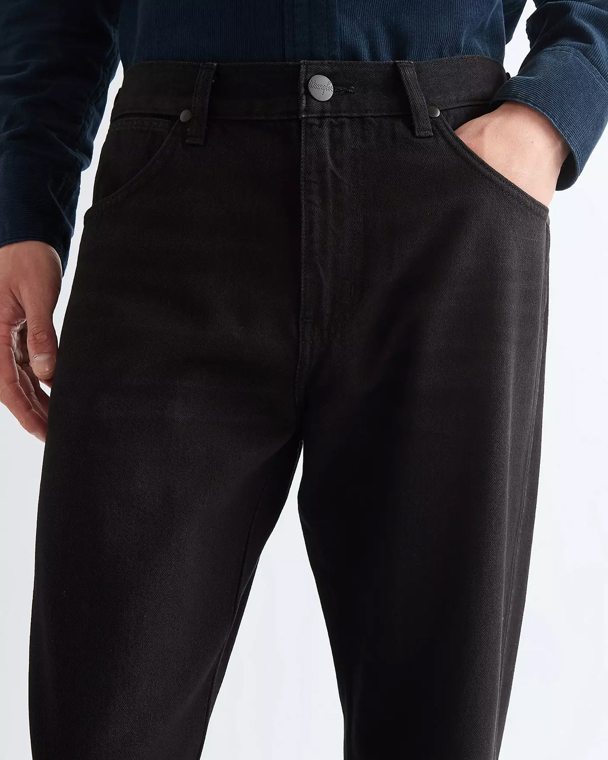 Wrangler Frontier 'Toughlite' Relaxed Straight Mens Jeans - Starlit