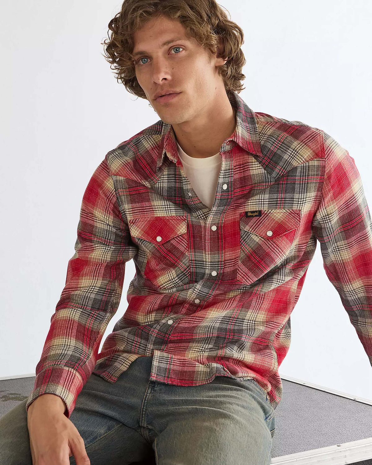 Wrangler Western Shirt - Chili Pepper