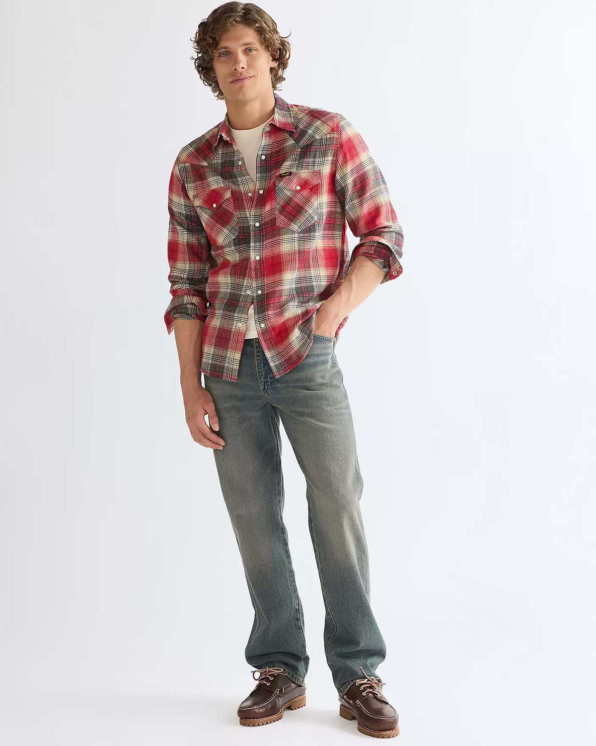Wrangler Western Shirt - Chili Pepper
