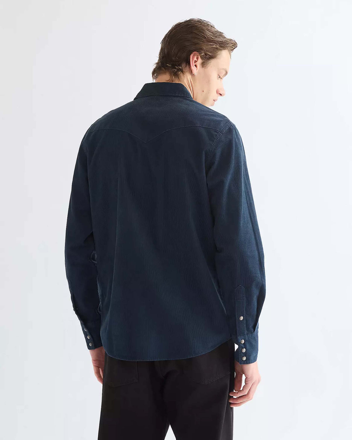 Wrangler Western Corduroy Shirt - Dark Sapphire