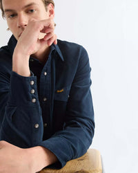 Wrangler Western Corduroy Shirt - Dark Sapphire