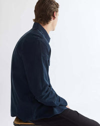 Wrangler Western Corduroy Shirt - Dark Sapphire
