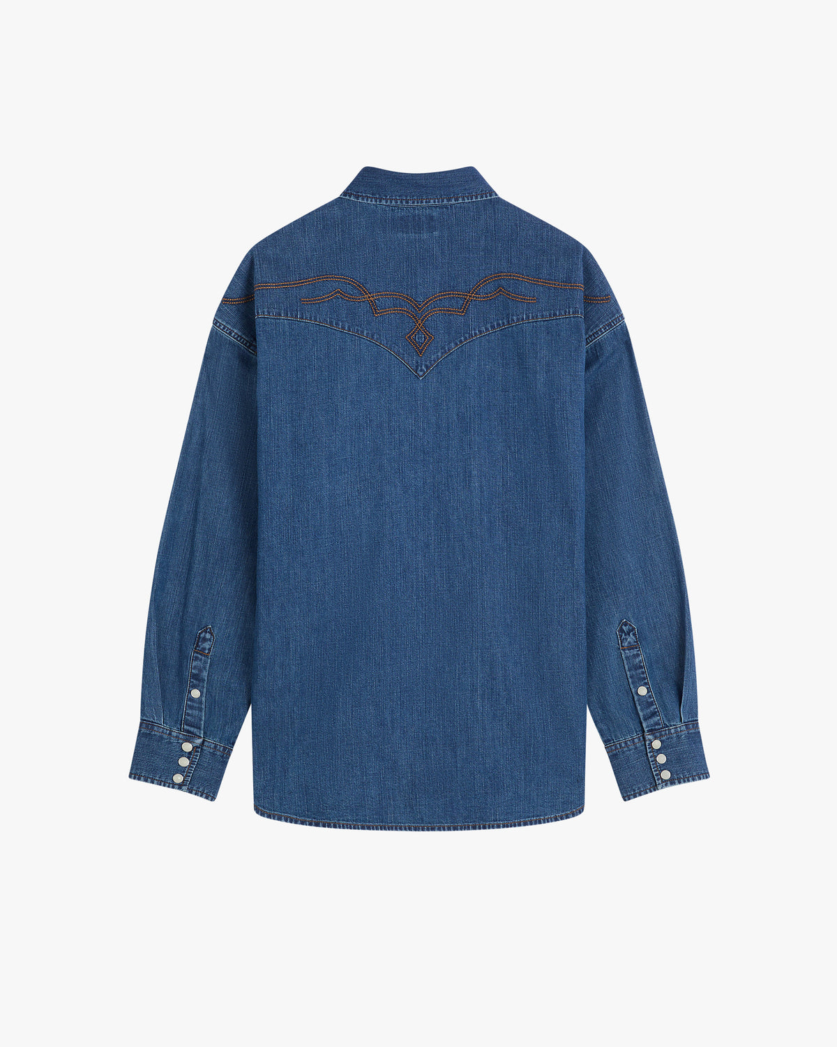 Wrangler Western Denim Shirt - River Rock