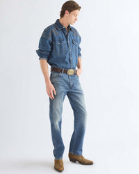 Wrangler Western Denim Shirt - River Rock