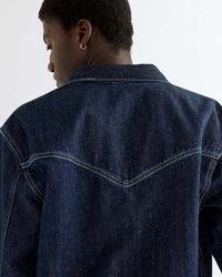 Wrangler Relaxed Denim Overshirt - Indigo Nep | Wrangler Jackets & Coats | Jeanstore