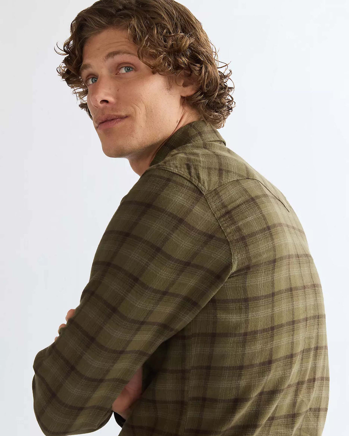 Wrangler Western Shirt - Olive Night