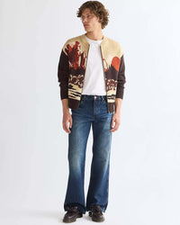 Wrangler Relaxed Full Zip Cardigan - Desert Scenic