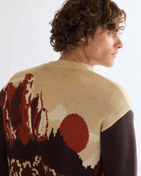 Wrangler Relaxed Full Zip Cardigan - Desert Scenic