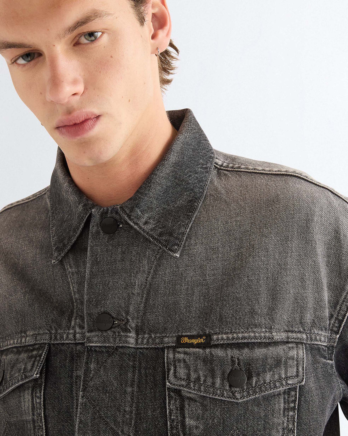 Wrangler Anti Fit Trucker Jacket - Smoky Granite