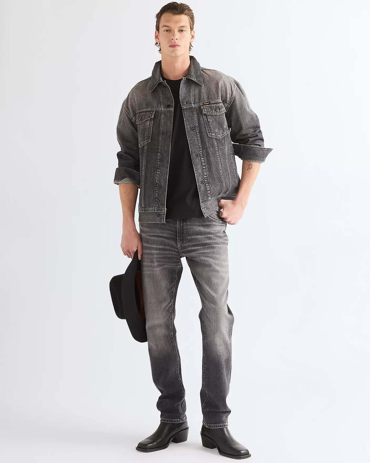 Wrangler Anti Fit Trucker Jacket - Smoky Granite